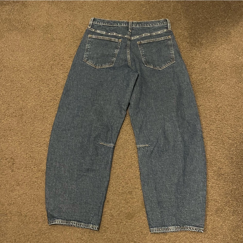 Gap Studded High Rise Barrel Jeans - Picture 5 of 9